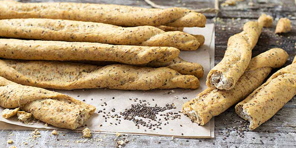 Ricetta dei grissini integrali con Semi di Chia: facili, gustosi e leggeri