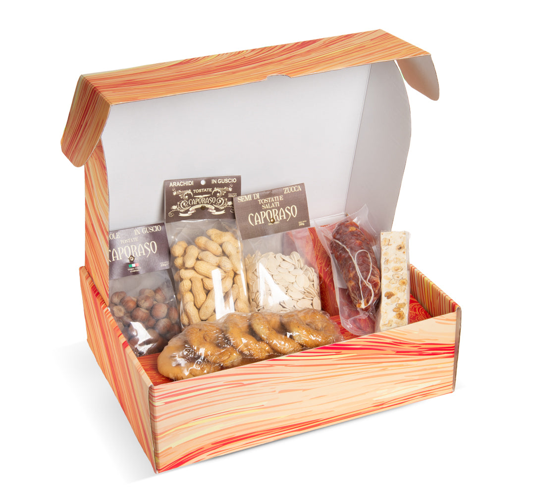 Christmas Box Caporaso - Frutta secca e prodotti tipici natalizi