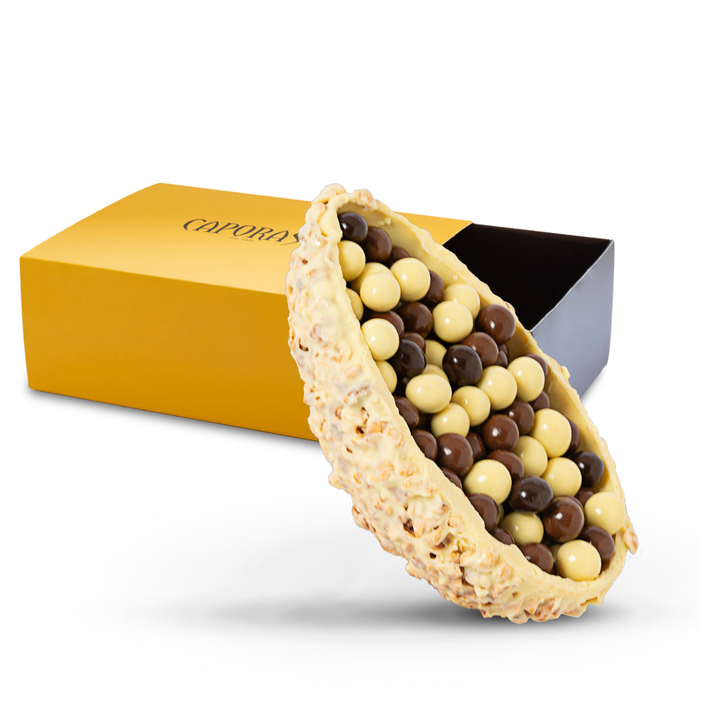 Mezzo Uovo di Pasqua farcito - Cioccolato Bianco