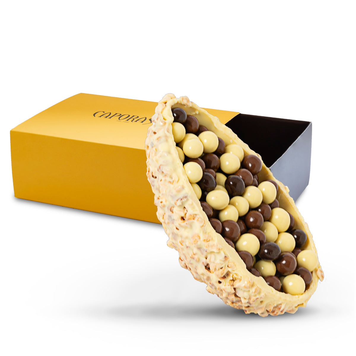 Mezzo Uovo di Pasqua farcito - Cioccolato Bianco