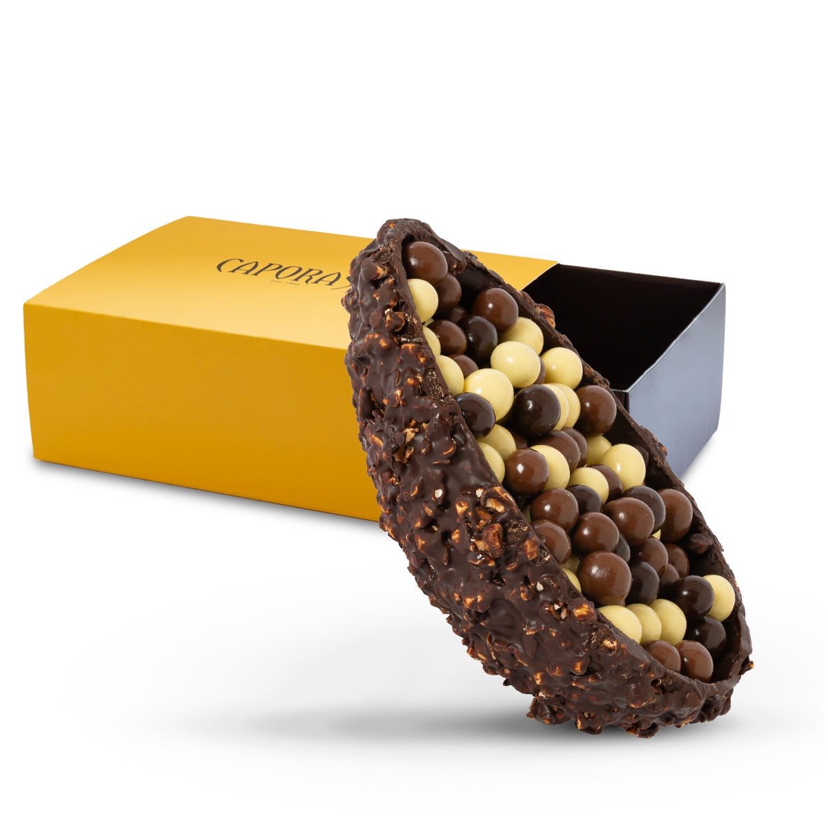 Mezzo Uovo di Pasqua farcito - Cioccolato Fondente