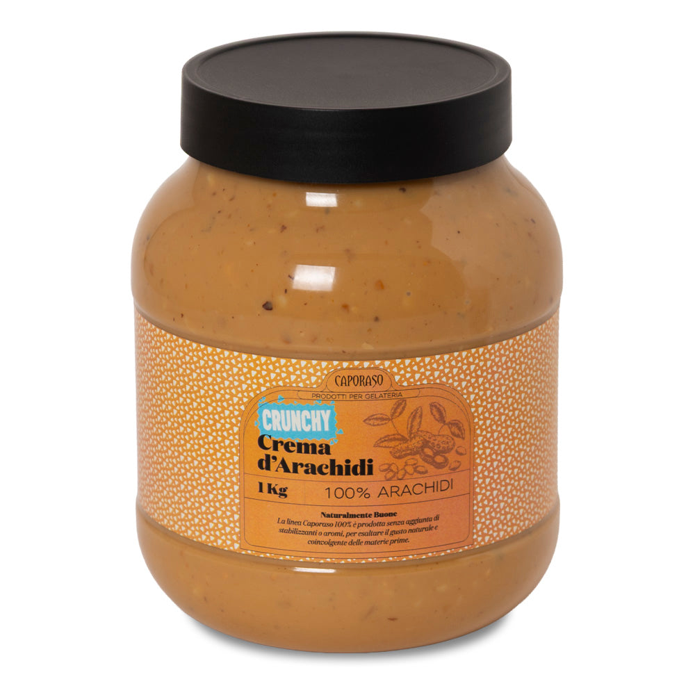 Crema di Arachidi 100% Crunchy da 1 Kg
