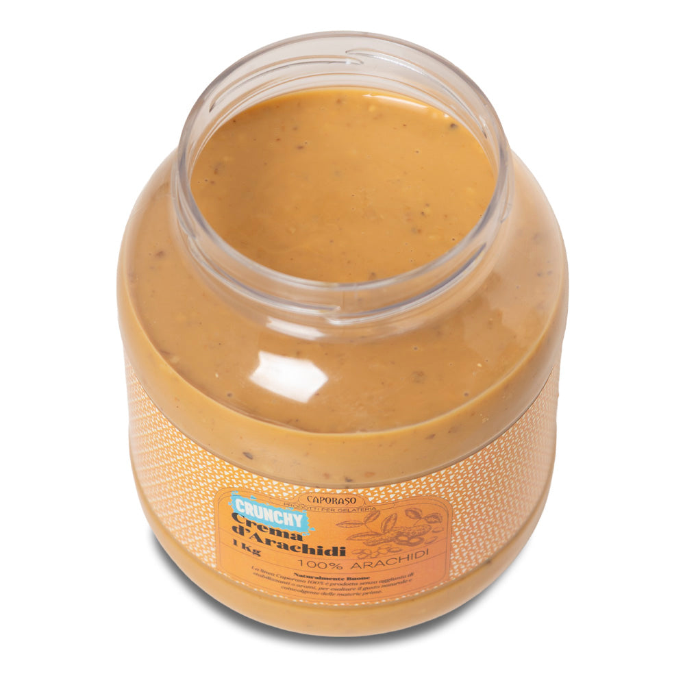 Crema di Arachidi 100% Crunchy da 1 Kg