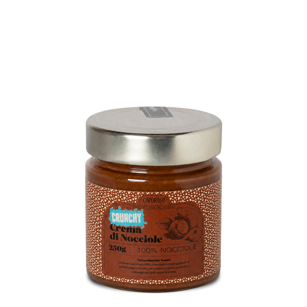 Crema di Nocciola 100% Crunchy da 250 grammi