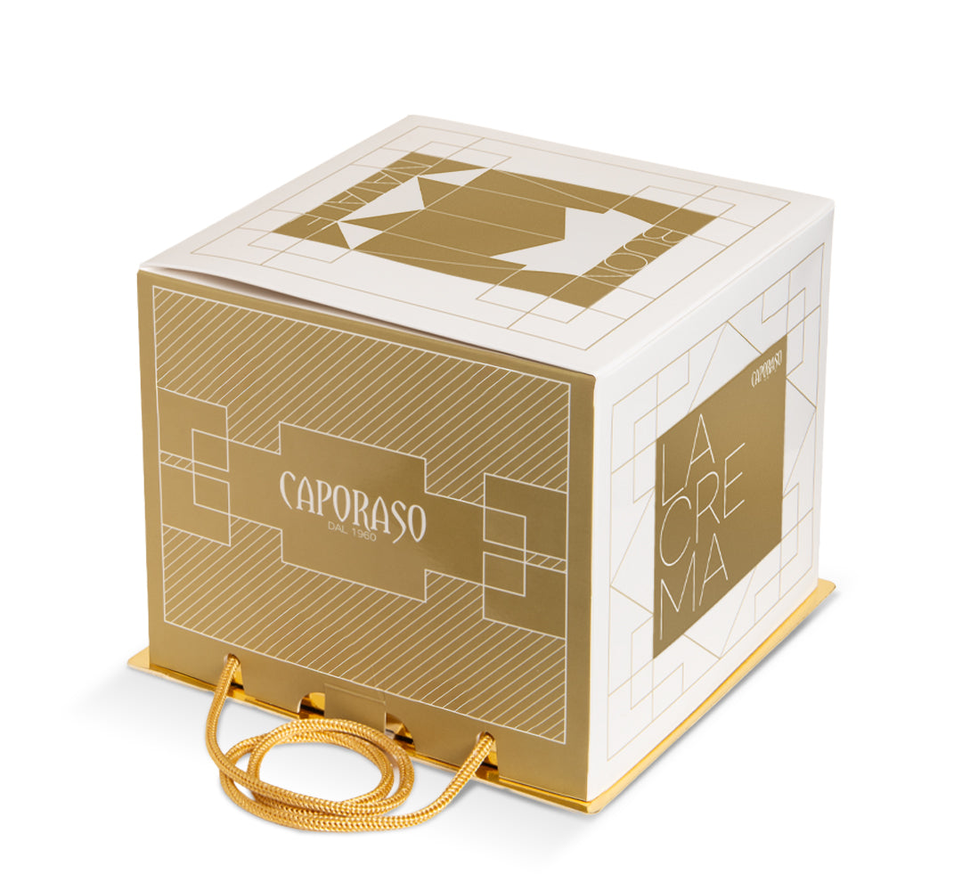 Box di Natale con Pandoro e Crema Spalmabile al Tè Matcha e Nocciole