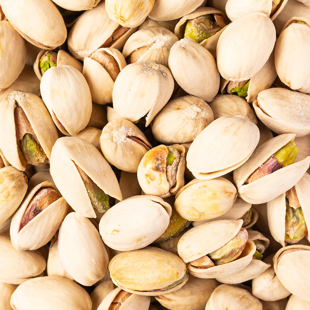 Pistacchi in guscio tostati e salati