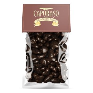 Zenzero ricoperto di cioccolata fondente