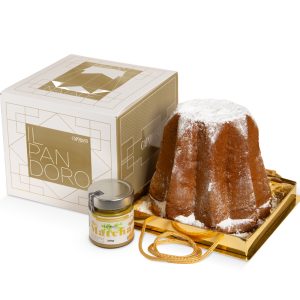 Box di Natale con Pandoro e Crema Spalmabile al Tè Matcha e Nocciole